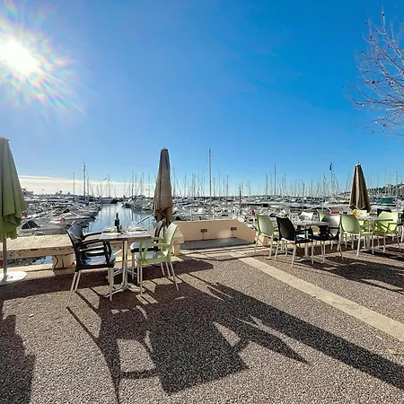 Centreville Juan-2 Couchages-terrasse * Golfe Juan